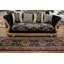 Navy Blue Traditional Indian Runner Rug 3x10