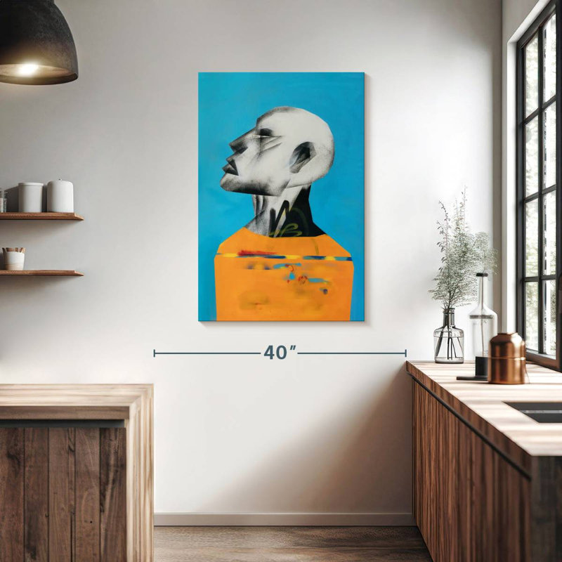 Leisha Yellow Portrait, 39" H x 26" W