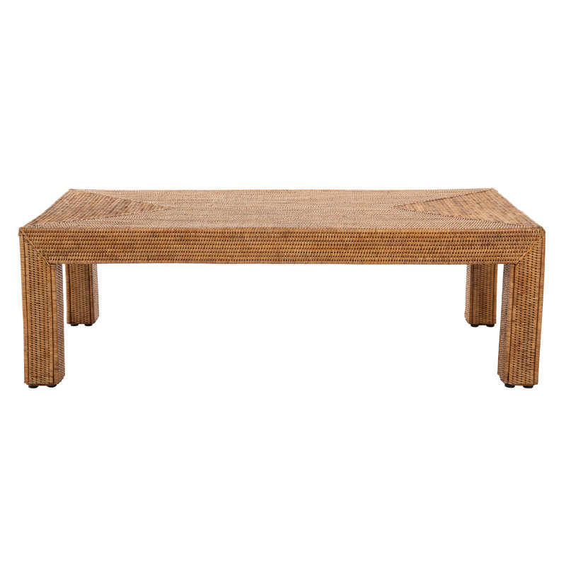 Andersen Solid Wood Top Single Coffee Table, Brown