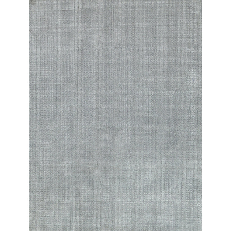 Cabrini Striped Area Rug in Light Silver