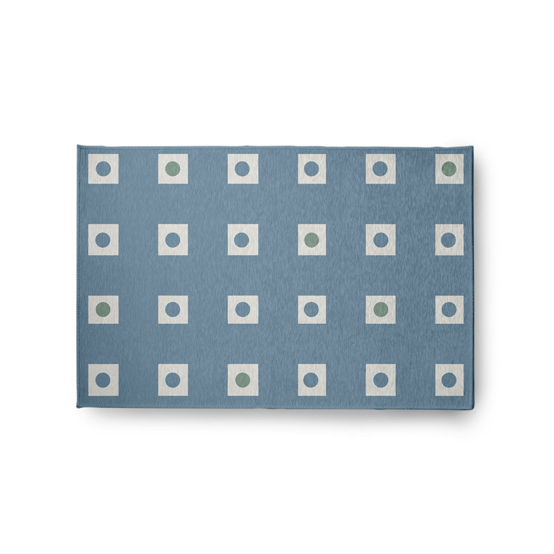 Chenille Geometric Indoor Rug, Rectangle 2' x 3'