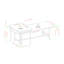 Chowning Trestle Coffee Table-1328779533