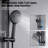 Matte Black Metal Dual Shower - 10" Rain And Handheld Adjustable Head With Strong Water
