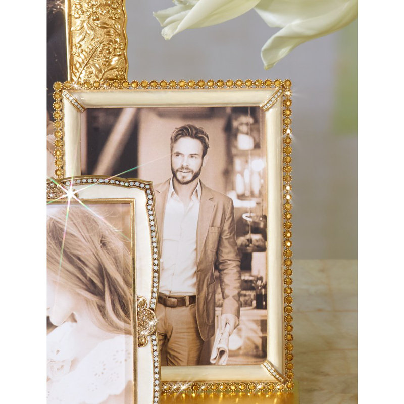 Rectangle Picture Frame, Gold, 4" x 6"