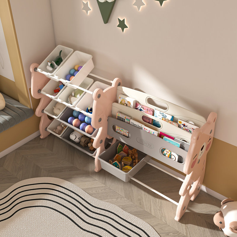 Rangement pour jouets pour enfants, Rose