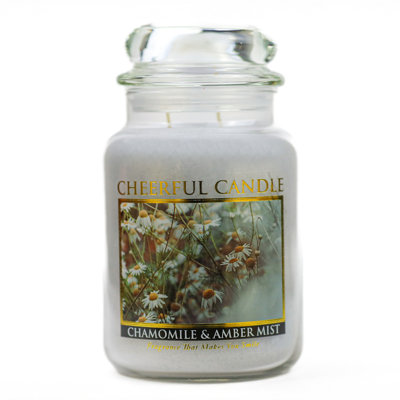 Chamomile And Amber Mist 24-ounce Cheerful Candle