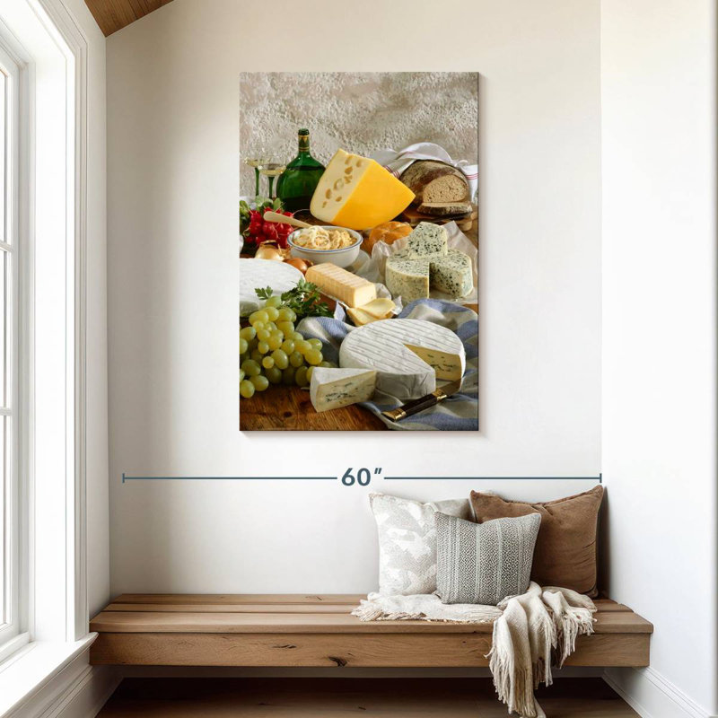 Yarlin Bavarian Cheeses, 45" H x 30" W