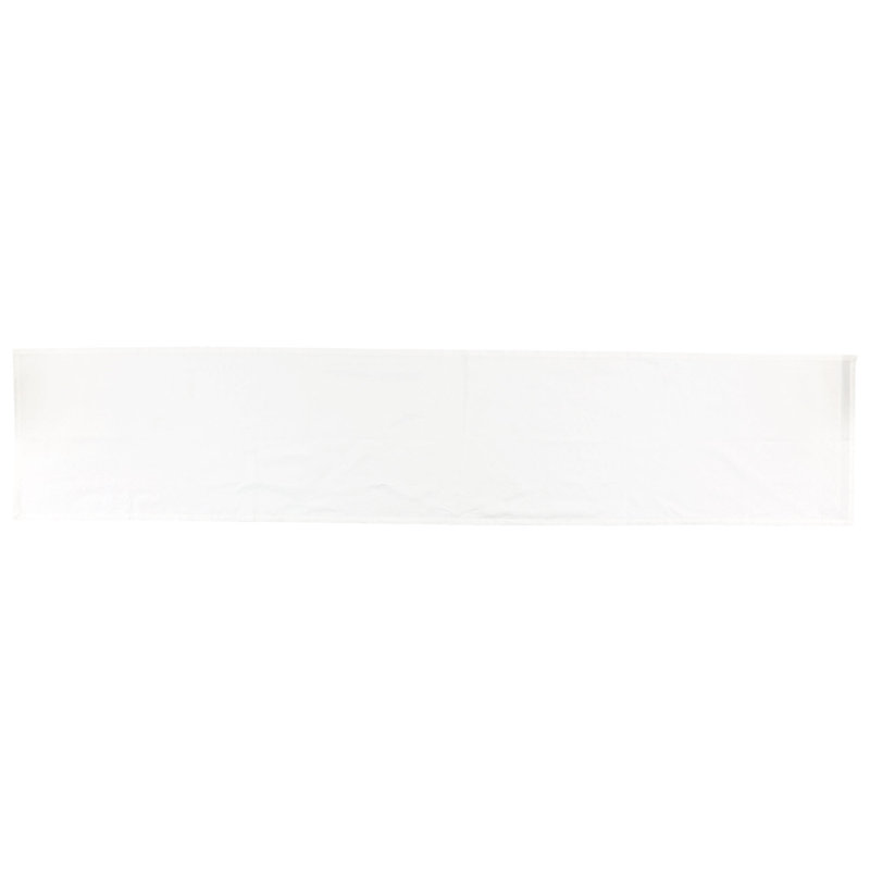 Damask Runner, White