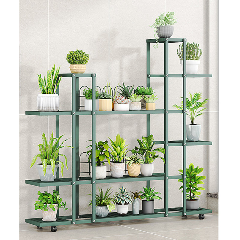 Metal Plant Stand, Green