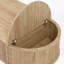 Table basse ovale à plateau relevable avec rangement dissimulé, parfaite pour les espaces de vie modernes et polyvalents.-129197408
