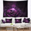 Tapisserie à fleurs fractales rose foncé Abstract-28505093