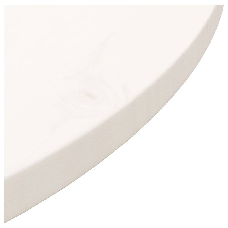 Kellar Solid Wood Table Top, 2.5cm H x 70cm W x 70cm D, Antique White