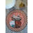 Chicken And Egg Patterned Checkered Woven Base Modern Decorative Carpet-538859581