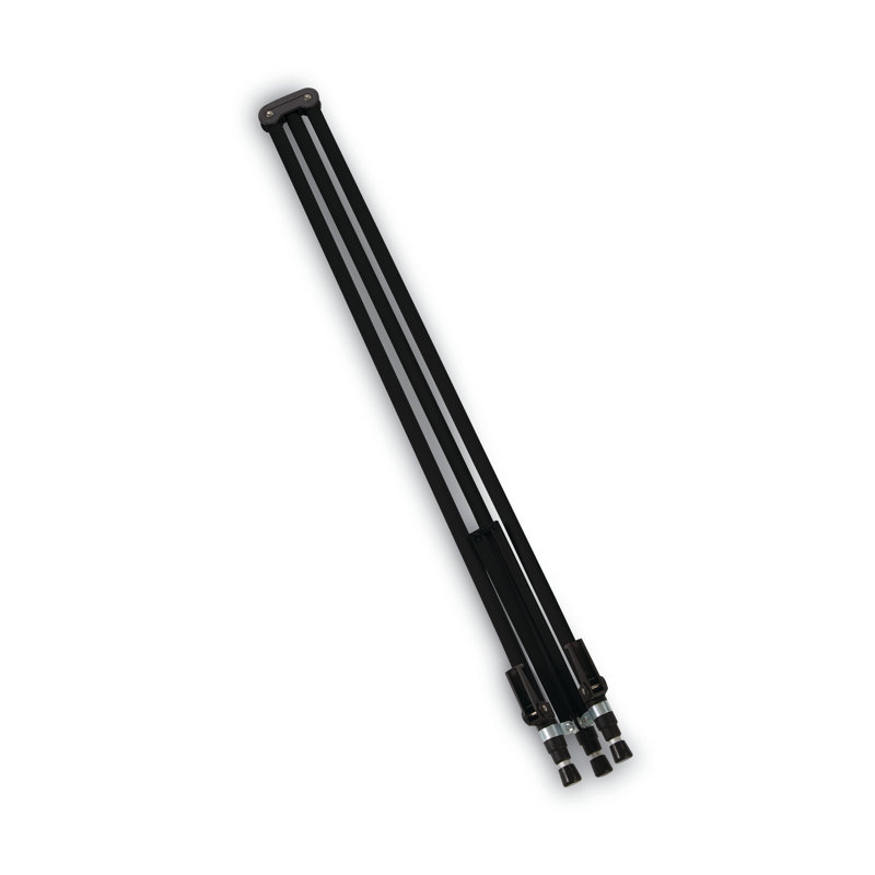 Black Adjustable Aluminum and Steel Telescoping Easel Stand