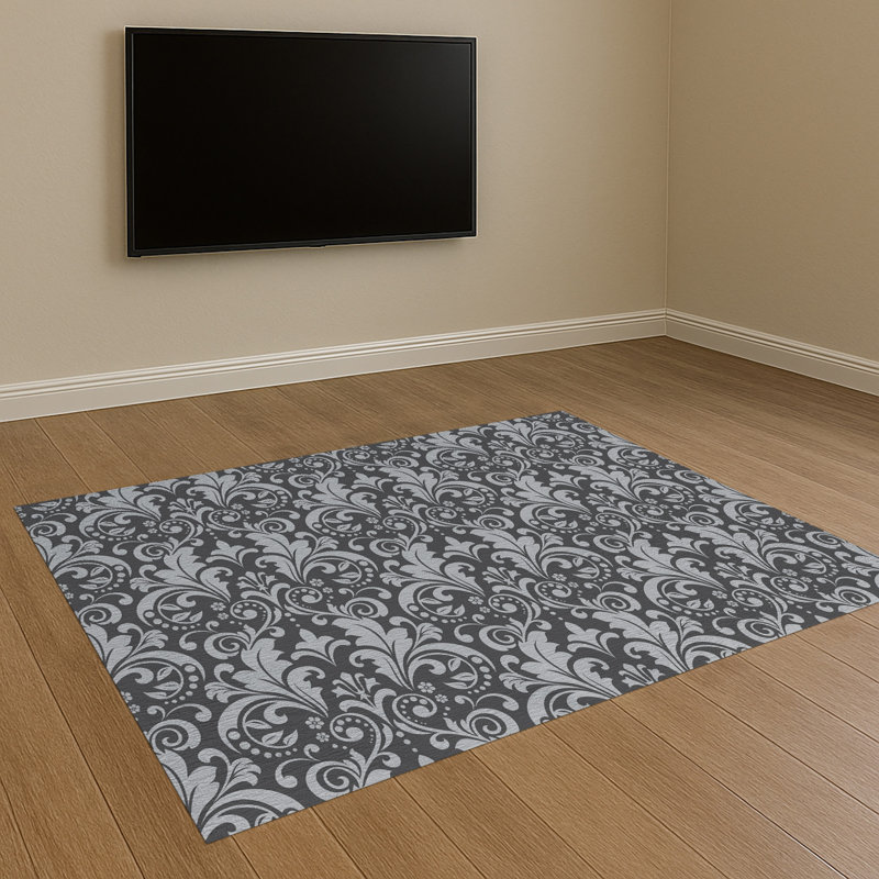 Floral Area Rug, Runner 70 x 140 cm