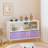 Kids Bookcase With Collapsible Fabric Drawers-1224021021