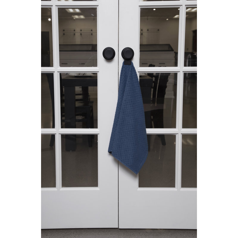 Ritz Cotton Waffle Tea Towel Kitchen Towel, Blue