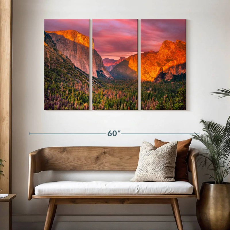 Alvord Yosemite Valley Sunset View, 32" H x 50" W