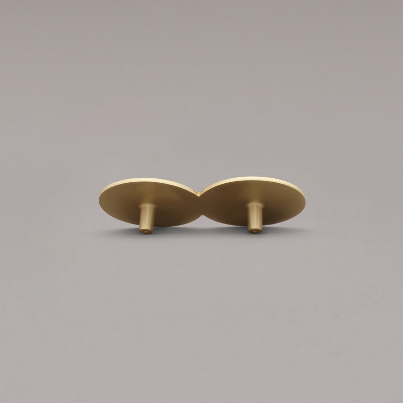Poignée Duo 3 po, Satin Brass