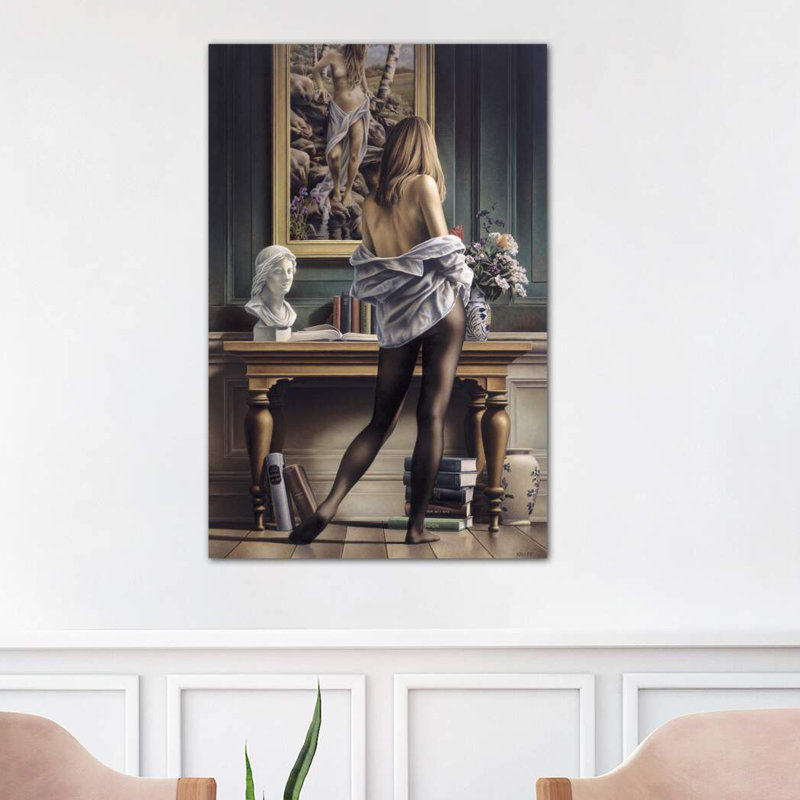 Life Imitating Art by Paul Kelley - Wrapped Canvas Painting, 101.6 cm H x 66.04 cm W x 1.91 cm D