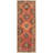 Monasia One-of-a-Kind 4'6" X 12'8" 1990s Runner Wool Area Rug in Brown