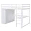 Lit mezzanine double avec garde-robe intégrée, bureau, tablettes de rangement et tiroirs-1746200156