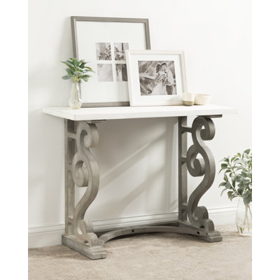 Console en bois massif Lauer