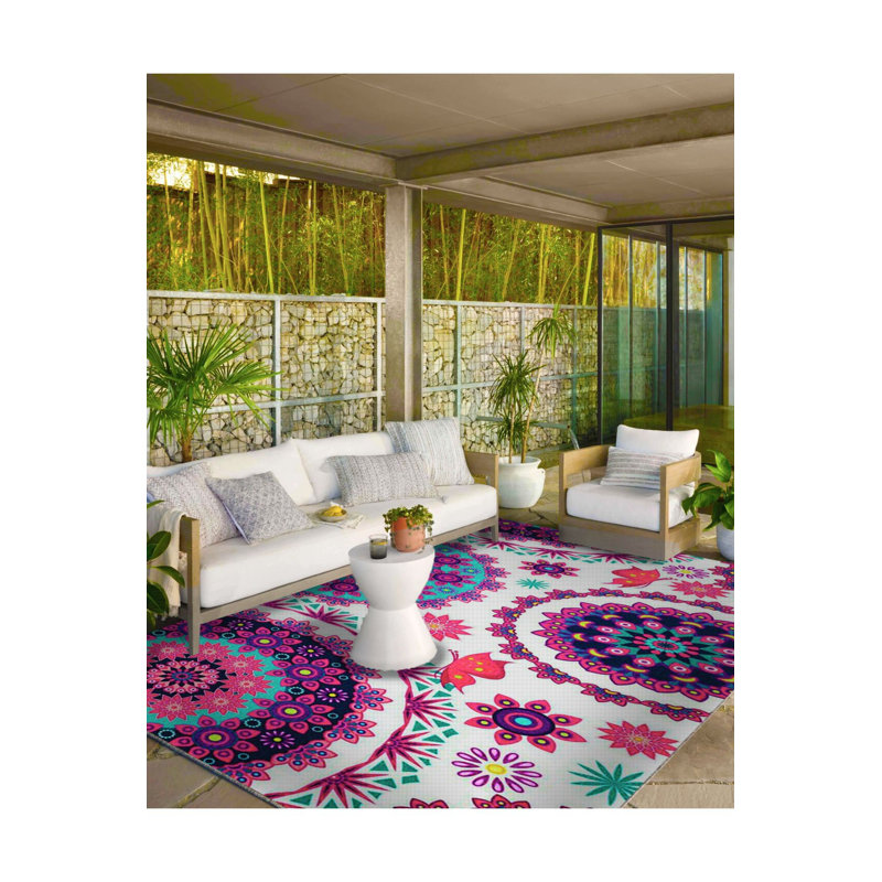 Tapis lavable à la machine rose, Tapis de couloir 2 pi 6 po x 6 pi 7 po inclus