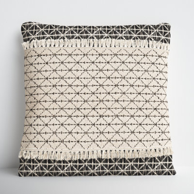 Santina Square Cotton Pillow Cover