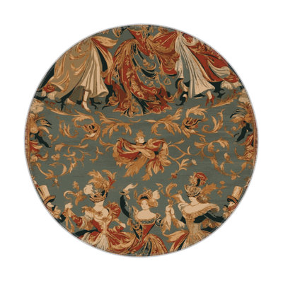 Tapis d'intérieur et d'extérieur brun français