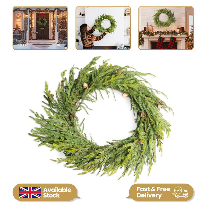 Polyethylene Wreath, 70 (cm) x 70 (cm)