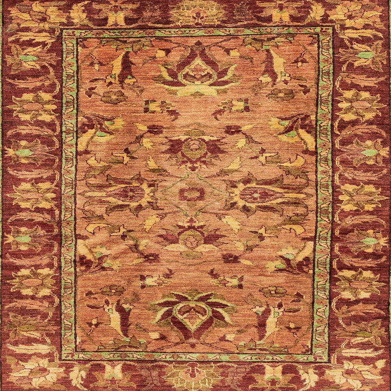 Tapis abstrait moderne 2992, Carré 8 pi