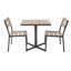 Asher Outdoor 3 - Piece Bistro Set