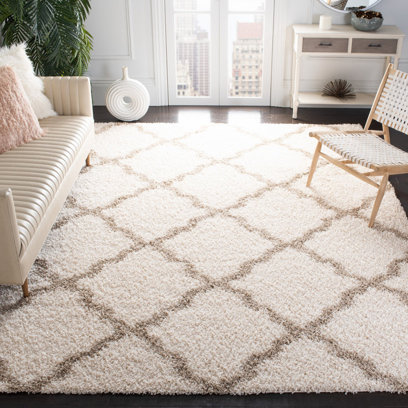 Darroch Sgd-Dallas Geometric Performance Shag Rug, Rectangle 8 pi x 10 pi