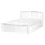 Ottoman Bed Pine Wood CLARBEC White-1546550416