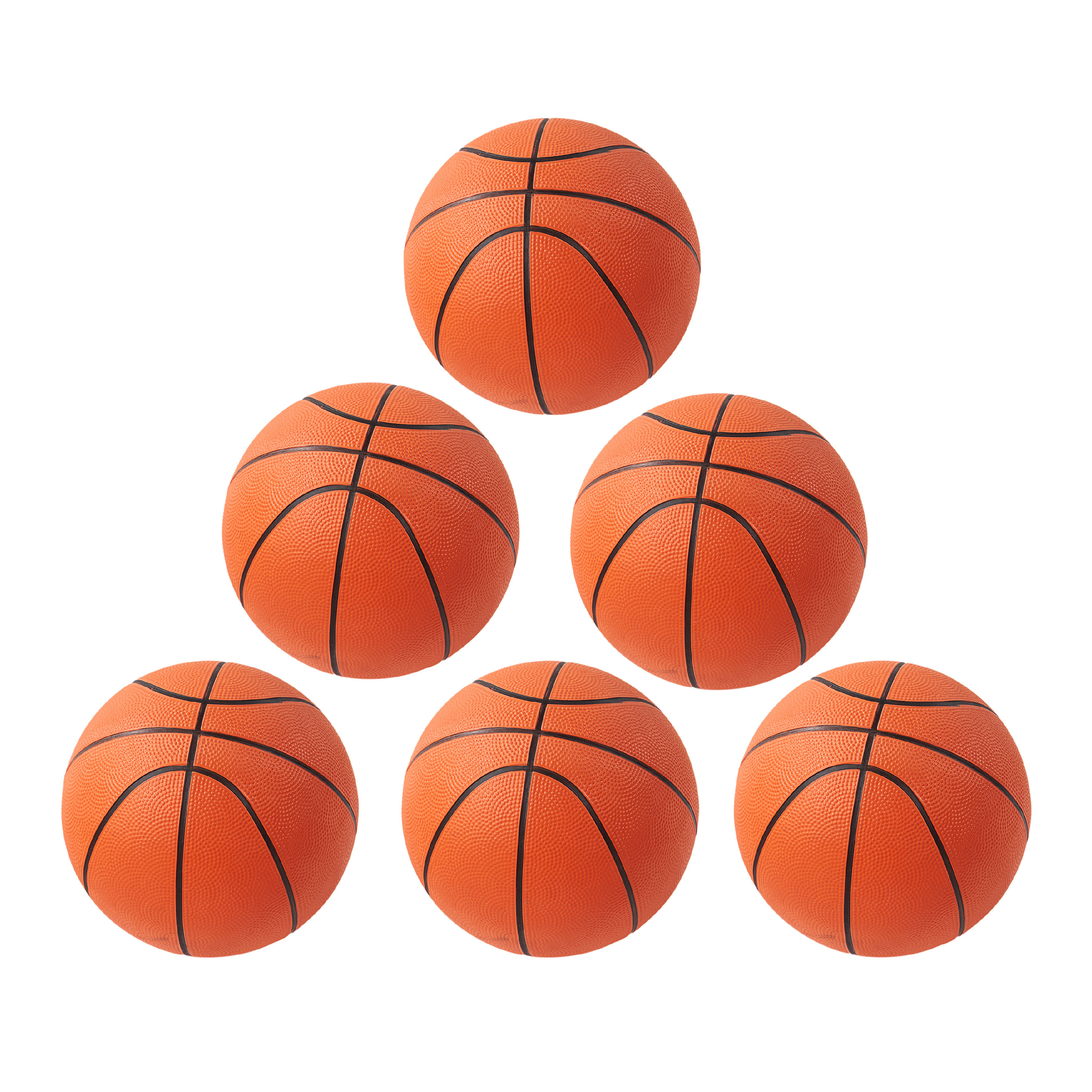 8 Pack Mini Rubber Basketballs Set 7 Inch Mini Hoop Basketball with Air  Pump Small Basketball Junior Size 3 Basketballs for Beginner Basketball  Arcade