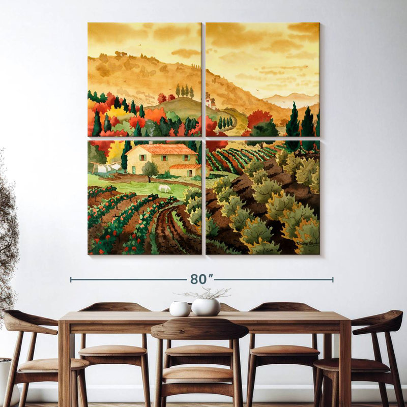 Sérénité toscane Alvord I, H 74 po x l 74 po