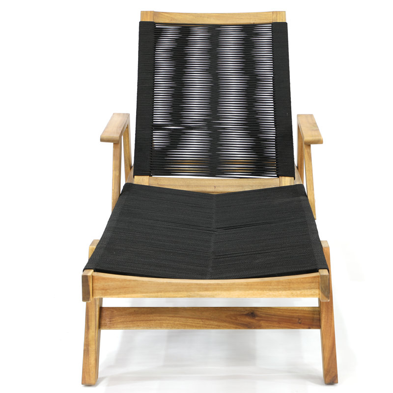 Maurice 200 cm Long Reclining Acacia Single Chaise