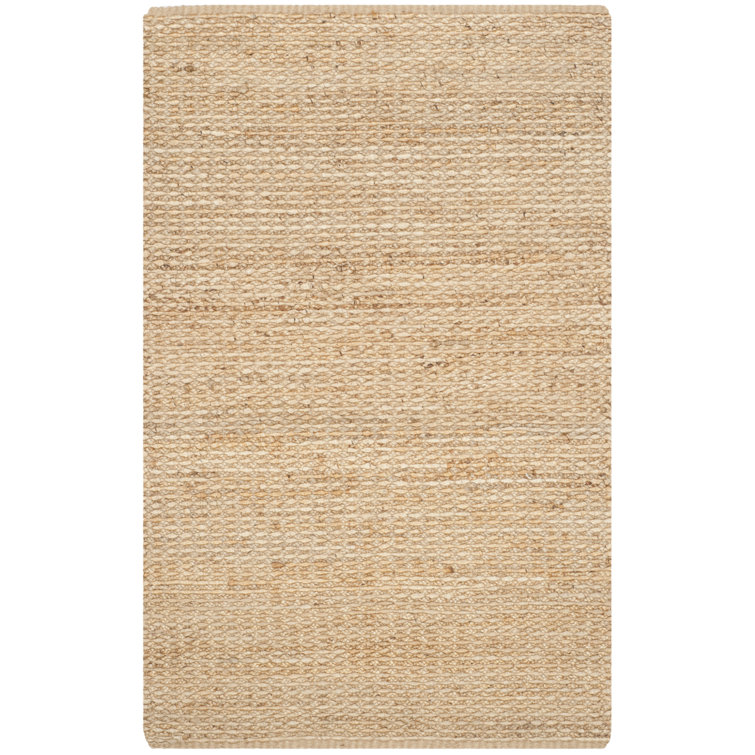 Uma Natural Fiber Hand Woven Jute Solid Color Rug