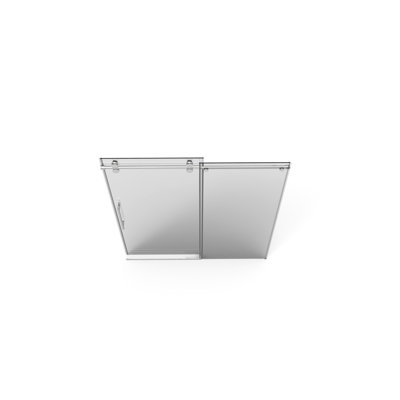56 - 60 Inches Wide Sliding Shower Door With 8Mm Tempered Glass, Double Side Coating, Finish And Buffer Rust Stainless Steel, Water Sealing Design, Reversible Setup 60" 70" High 5/16" 8Mm  Easy