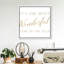 «Wonderful Time Gold», art textuel sur toile tendue-67180417-67180418