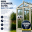 Holkham Wooden 4 ft x 6 ft Greenhouse-109026354