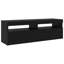 TV Cabinet Set 3 Pcs Black Oak Engineered Wood-1465420450