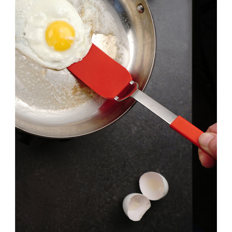 Design Imports Spatula / Turner, Red, 2" W x 10.75" L