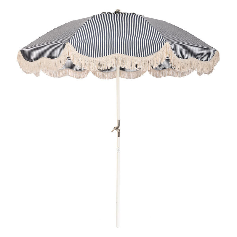 CLUB UMBRELLA - LAURENS PINK STRIPE, Navy