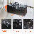 8 Pack Heavy Duty Moving Bags - Extra Large Storage Totes with Backpack Straps, Strong Handles & Zippers, Alternative to Moving Boxes, Black