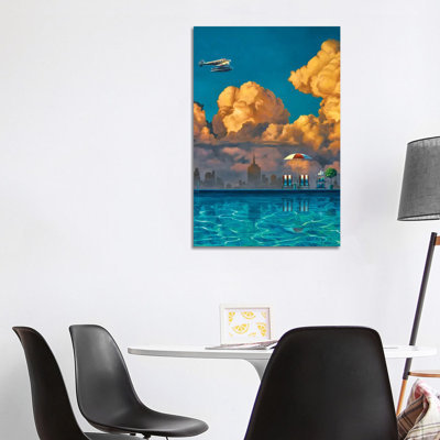 Stopover by Ross Jones - Wrapped Canvas Print
