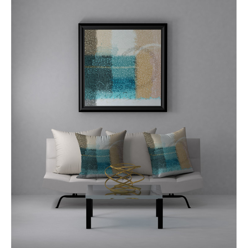Coussin décoratif carrée de sécurité sensationnelle, 24 po x 24 po