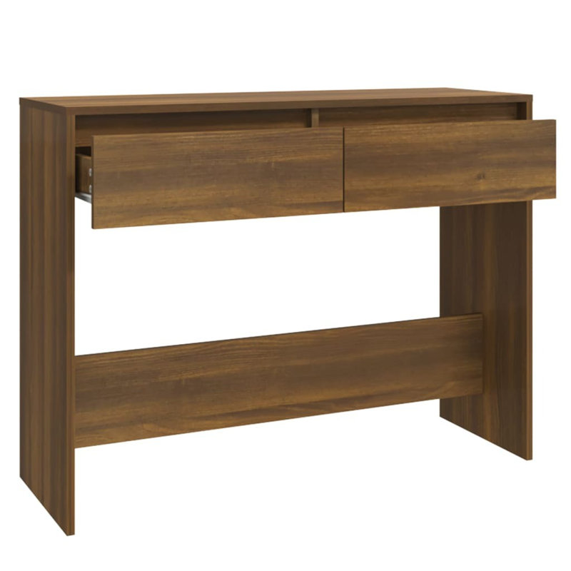 Isaish Console Table, 76.5cm H x 100cm W x 35cm D, Artisan Oak