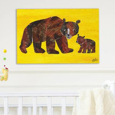 Marmont Hill Baby Bear Character Art Mama Bear 2 On Canvas by Eric Carle  Painting